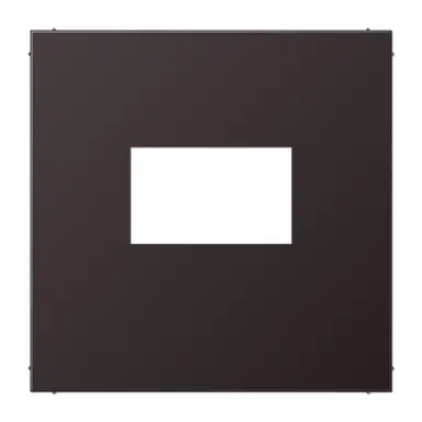 JUNG AL 1969 USB D centraalplaat USB-lader met klikbevestiging LS990 dark gelakt aluminium