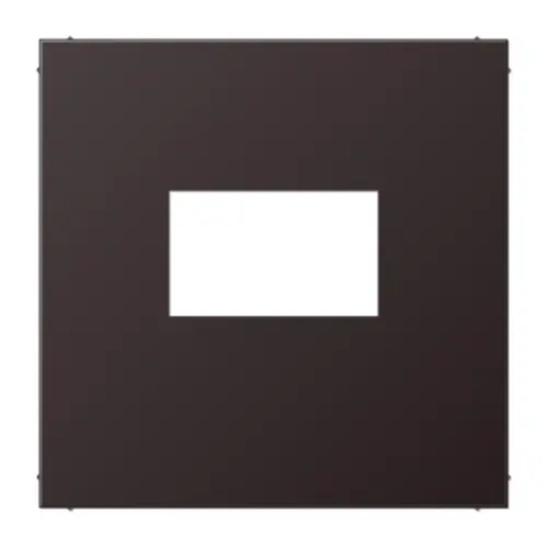 JUNG AL 1969 USB D centraalplaat USB-lader met klikbevestiging LS990 dark gelakt aluminium