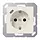 JUNG A 1520-18 C wandcontactdoos randaarde Safety+ met USB-C A-range creme