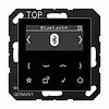 JUNG DAB A BT SW smart radio DAB+ Bluetooth zonder luidspreker A-range zwart glans