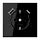 JUNG LS 1520-15 CA SW wandcontactdoos randaarde Safety+ met USB type A en C LS990 zwart