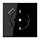 JUNG LS 1520-18 A SW wandcontactdoos randaarde Safety+ met USB-A LS990 zwart