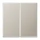 JUNG ES 1702 dimmerknop 2-voudig serietastdimmer LS990 edelstaal