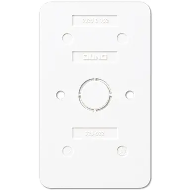 JUNG 328-622 WW bodemplaat 2-voudig contactdozen vlamwerend AP600 alpine wit