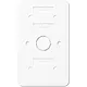 JUNG 328-622 WW bodemplaat 2-voudig contactdozen vlamwerend AP600 alpine wit
