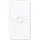 JUNG 328-676 WW bodemplaat 2-voudig combinaties schakelaar/contactdoos vlamwerend AP600 alpine wit