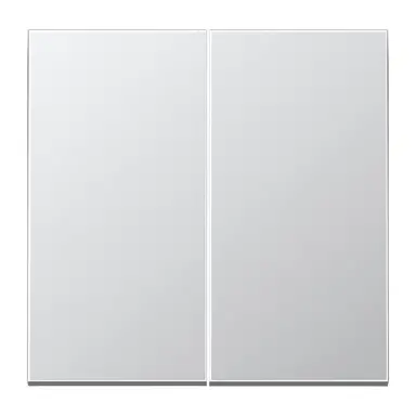 JUNG AL 1702 dimmerknop 2-voudig serietastdimmer LS990 aluminium