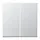 JUNG AL 1702 dimmerknop 2-voudig serietastdimmer LS990 aluminium