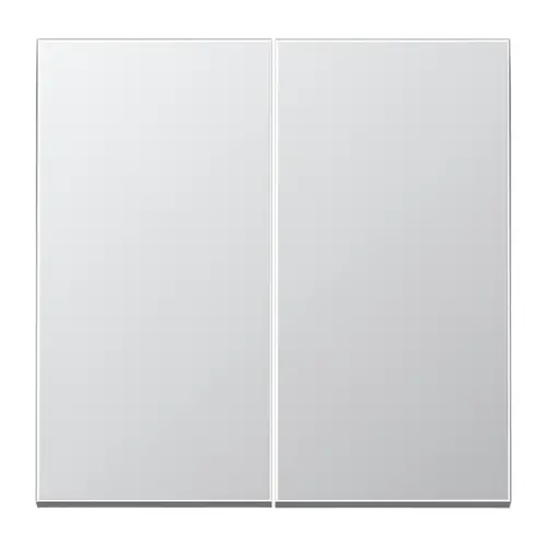 JUNG AL 1702 dimmerknop 2-voudig serietastdimmer LS990 aluminium
