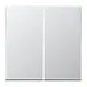 JUNG AL 1702 dimmerknop 2-voudig serietastdimmer LS990 aluminium