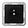 JUNG A 1520 FBFKI SWM wandcontactdoos penaarde Safety+ A-range grafietzwart mat