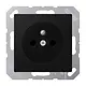 JUNG A 1520 FBFKI SWM wandcontactdoos penaarde Safety+ A-range grafietzwart mat