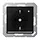 JUNG A 1520-O SWM LNW wandcontactdoos randaarde Safety+ met LED-oriëntatieverlichting en lichtsensor A-range grafietzwart mat