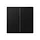 JUNG A 1702 BF SWM dimmerknop 2-voudig serietastdimmer A-range grafietzwart mat