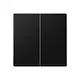JUNG A 1702 BF SWM dimmerknop 2-voudig serietastdimmer A-range grafietzwart mat