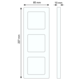 JUNG A 5583 BF SWM afdekraam 3-voudig A550 grafietzwart mat