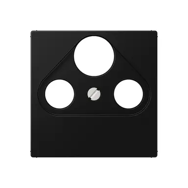 JUNG A 561 BFPLSAT SWM centraalplaat coax/sat A-range grafietzwart mat