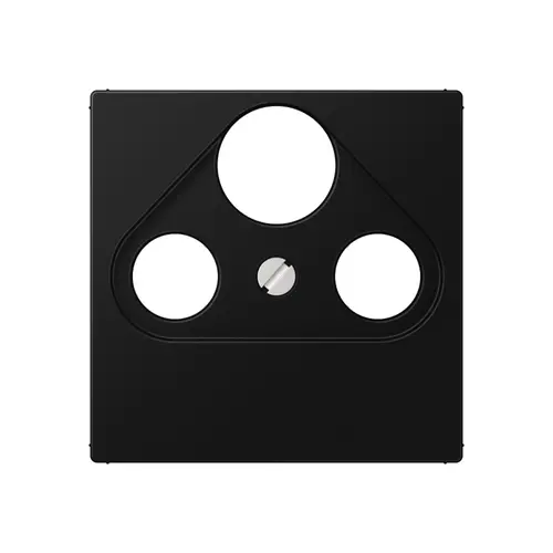 JUNG A 561 BFPLSAT SWM centraalplaat coax/sat A-range grafietzwart mat