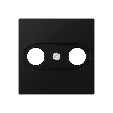 JUNG A 561 BFPLTV SWM centraalplaat antenne-coax A-range grafietzwart mat