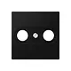 JUNG A 561 BFPLTV SWM centraalplaat antenne-coax A-range grafietzwart mat