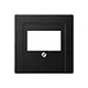 JUNG A 569 BFPLT SWM centraalplaat multimedia A-range grafietzwart mat