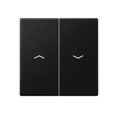 JUNG A 595 P SWM wip tbv jaloezieschakelaar A-range grafietzwart mat