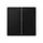 JUNG A 595 SWM schakelwip 2-voudig A-range grafietzwart mat
