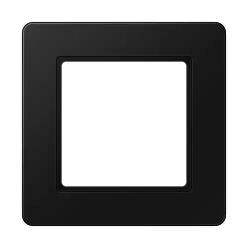 JUNG AF 581 BF SWM afdekraam 1-voudig A Flow grafietzwart mat