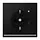 JUNG LS 1520-O SWM LNW wandcontactdoos randaarde Safety+ met LED-orientatieverlichting LS990 grafietzwart mat