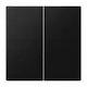 JUNG LS 1702 SWM dimmerknop 2-voudig serietastdimmer LS990 grafietzwart mat