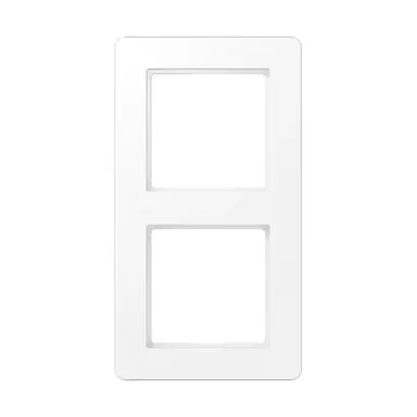 JUNG AF 582 BF WWM afdekraam 2-voudig A Flow sneeuwwit mat