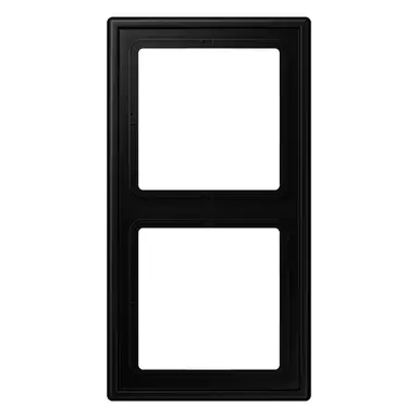 JUNG LS 982 SWM afdekraam 2-voudig LS990 grafietzwart mat