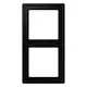 JUNG LS 982 SWM afdekraam 2-voudig LS990 grafietzwart mat