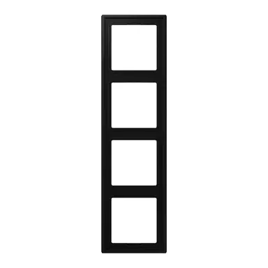 JUNG LS 984 SWM afdekraam 4-voudig LS990 grafietzwart mat