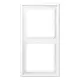JUNG LS 982 WWM afdekraam 2-voudig LS990 sneeuwwit mat