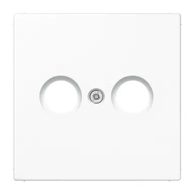 JUNG LS 990 TV WWM centraalplaat antenne-coax LS990 sneeuwwit mat