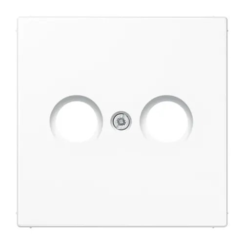 JUNG LS 990 TV WWM centraalplaat antenne-coax LS990 sneeuwwit mat