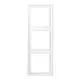 JUNG LS 983 WWM afdekraam 3-voudig LS990 sneeuwwit mat