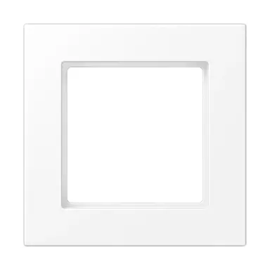 JUNG A 5581 BF WWM afdekraam 1-voudig A550 sneeuwwit mat