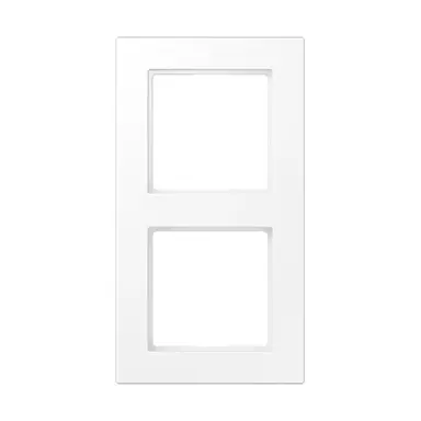 JUNG A 5582 BF WWM afdekraam 2-voudig A550 sneeuwwit mat