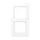 JUNG A 5582 BF WWM afdekraam 2-voudig A550 sneeuwwit mat