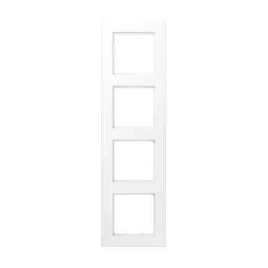 JUNG A 5584 BF WWM afdekraam 4-voudig A550 sneeuwwit mat