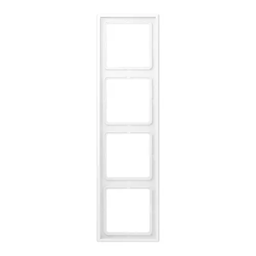 JUNG LS 984 WWM afdekraam 4-voudig LS990 sneeuwwit mat