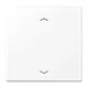 JUNG LS 1700 P WWM jaloezieknop tbv elektronische jaloezieactor LS990 sneeuwwit mat
