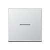 JUNG A 101 KO5 AL schakelwip met controlevenster voor HOME draadloze schakelaar A-range aluminium