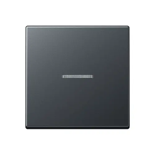 JUNG A 101 KO5 BF ANM schakelwip met controlevenster voor HOME draadloze schakelaar A-range antraciet mat