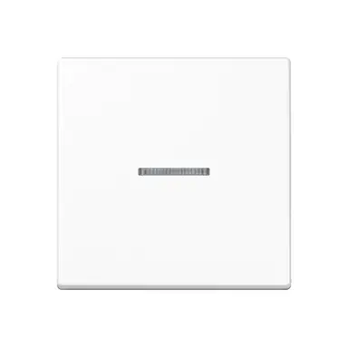 JUNG A 101 KO5 BF WW schakelwip met controlevenster voor HOME draadloze schakelaar A-range alpine wit