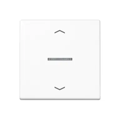 JUNG A 101 KO5P BF WW schakelwip met controlevenster en pijlsymbolen voor HOME draadloze schakelaar A-range alpine wit