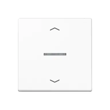 JUNG A 101 KO5P WW schakelwip met controlevenster en pijlsymbolen voor HOME draadloze schakelaar A-range alpine wit