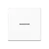 JUNG A 101 KO5 WW schakelwip met controlevenster voor HOME draadloze schakelaar A-range alpine wit
